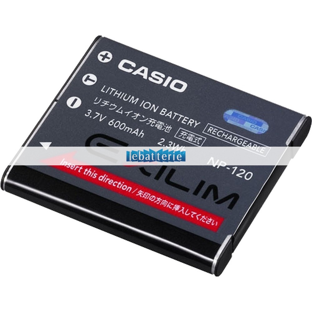 batterie originale casio np-120