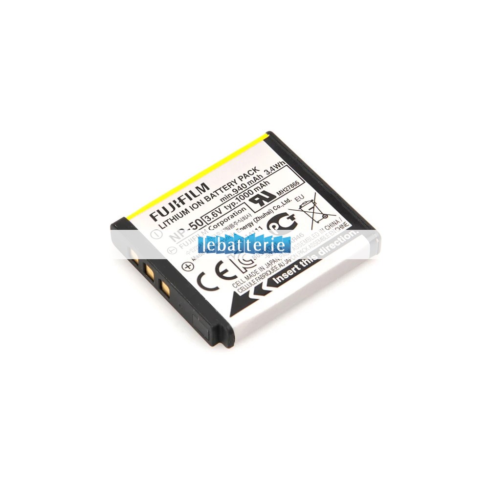 batterie d'origine pour appareil photo numérique finepix xp170