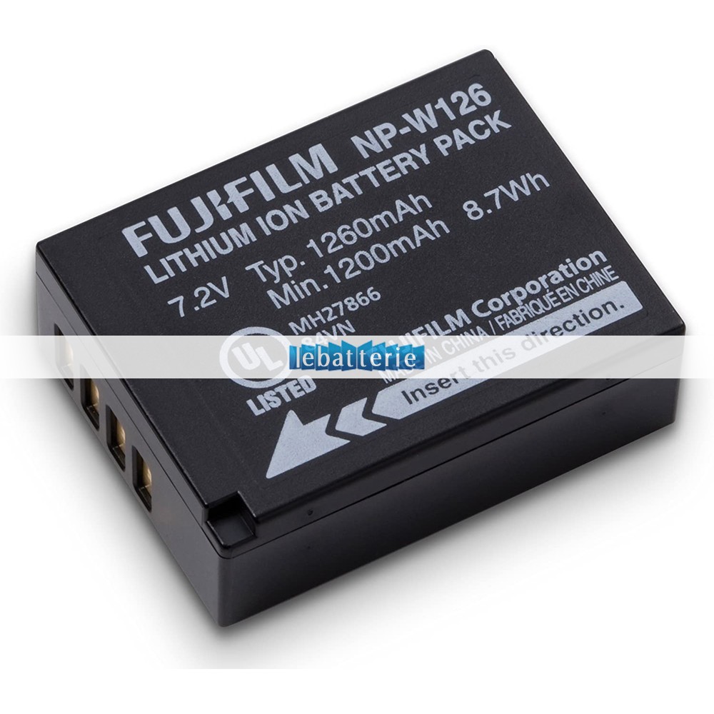 batterie originale fujifilm np-w126