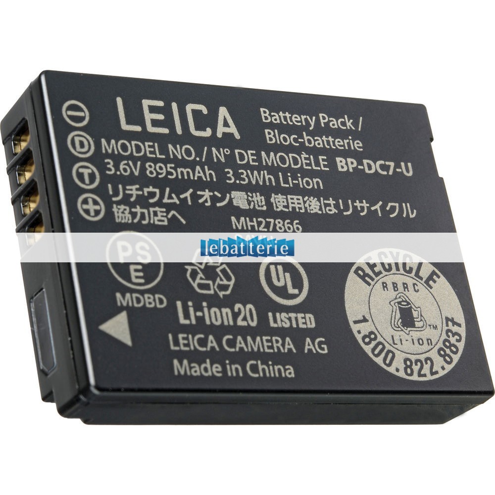 batterie originale leica bp-dc7-u