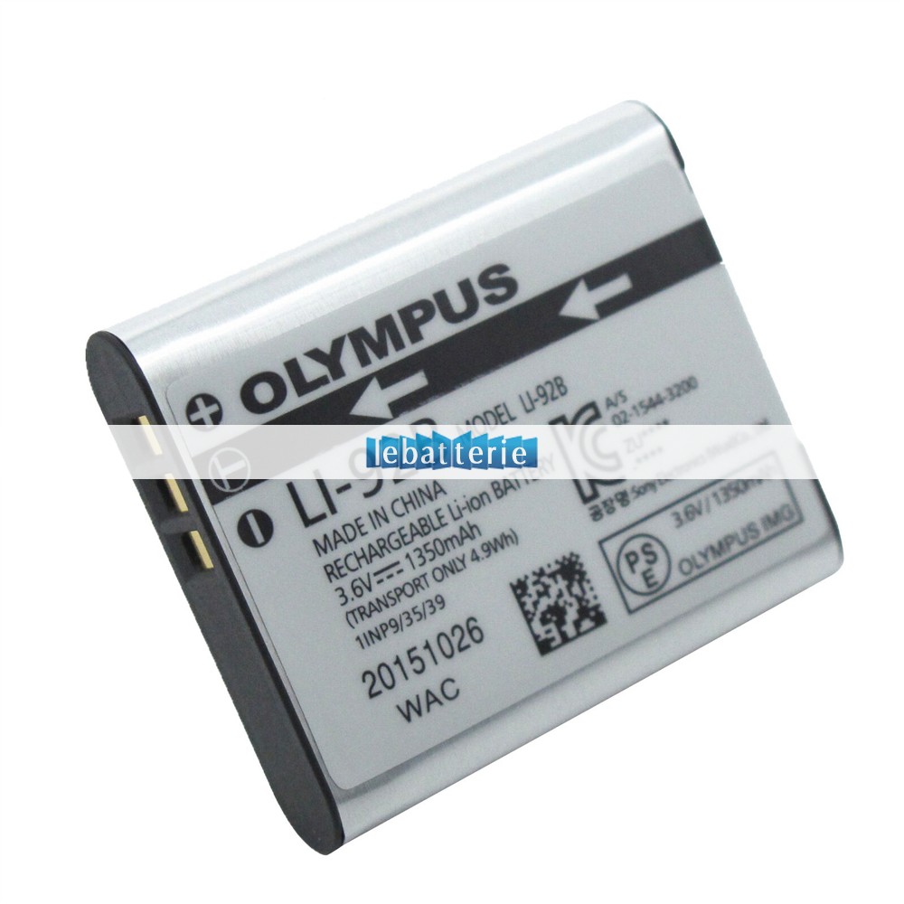 batterie d'origine pour appareil photo numérique tough tg-3 ihs