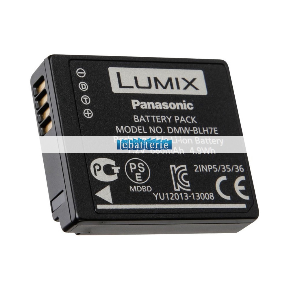batterie d'origine pour appareil photo numérique lumix dmc-lx10k