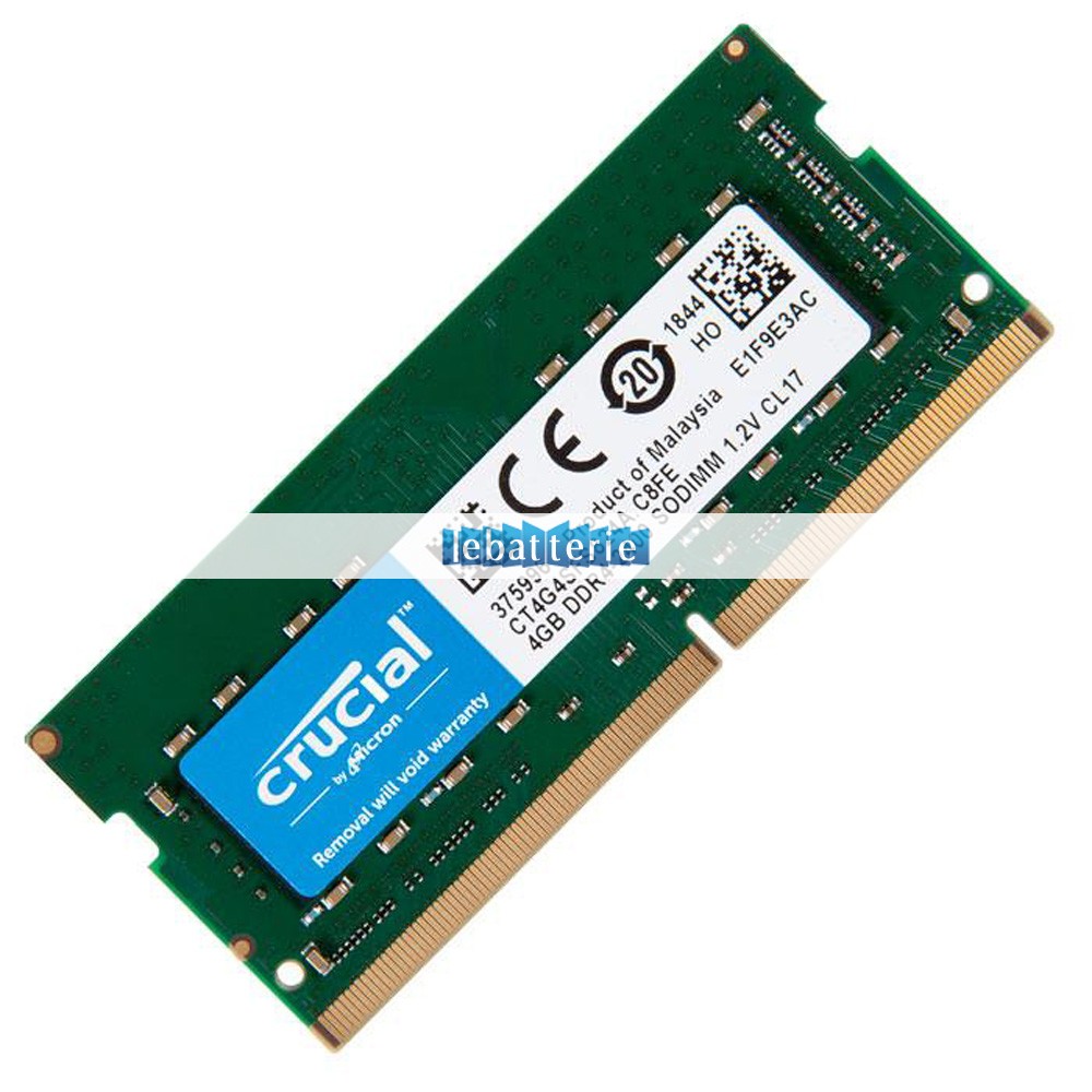 2400mhz 260 broches sodimm non-ecc mémoire sans tampon 1.2v ddr4 rang unique acer aspire e5-475g module de mémoire ram