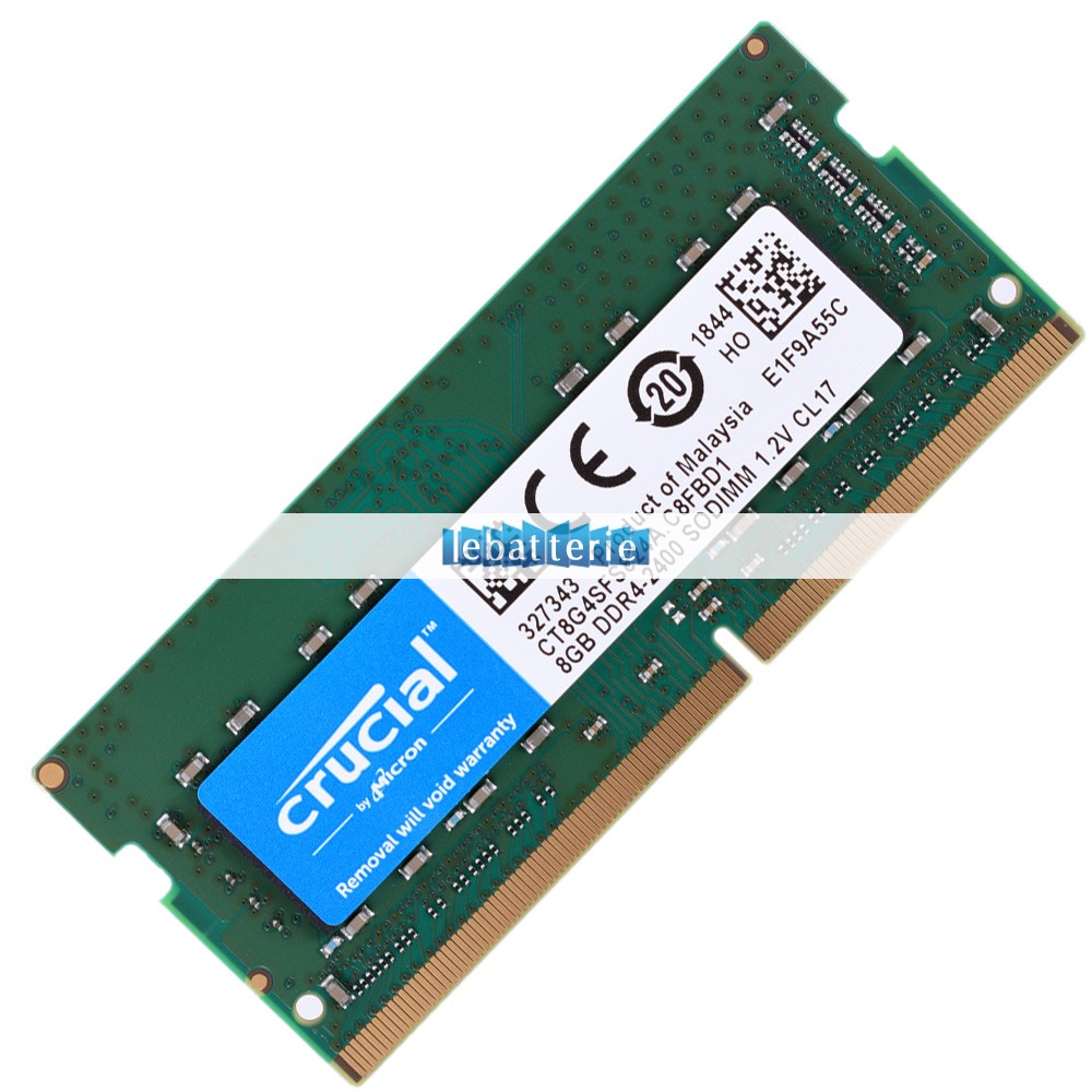 2400mhz sodimm non-ecc 260 broches mémoire sans tampon 1.2v ddr4 crucial ct8g4sfs824a module de mémoire ram