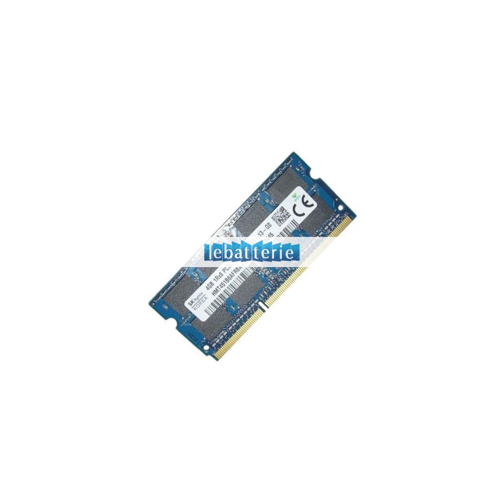 1600mhz sodimm non-ecc 204 broches mémoire sans tampon 1.35v ddr3l hynix hmt451b6afr8a-pb module de mémoire