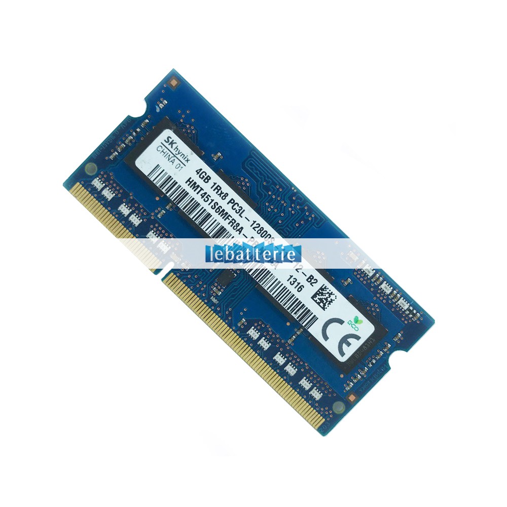 1600mhz sodimm non-ecc 204 broches mémoire sans tampon 1.35v ddr3l hynix hmt451s6mfr8a-pb module de mémoire