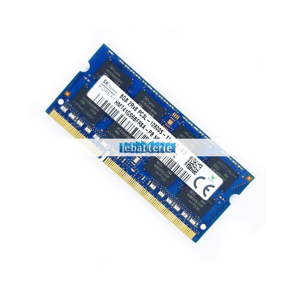 1600mhz sodimm non-ecc 204 broches mémoire sans tampon 1.35v ddr3l hynix hmt41gs6bfr8a-pb module de mémoire