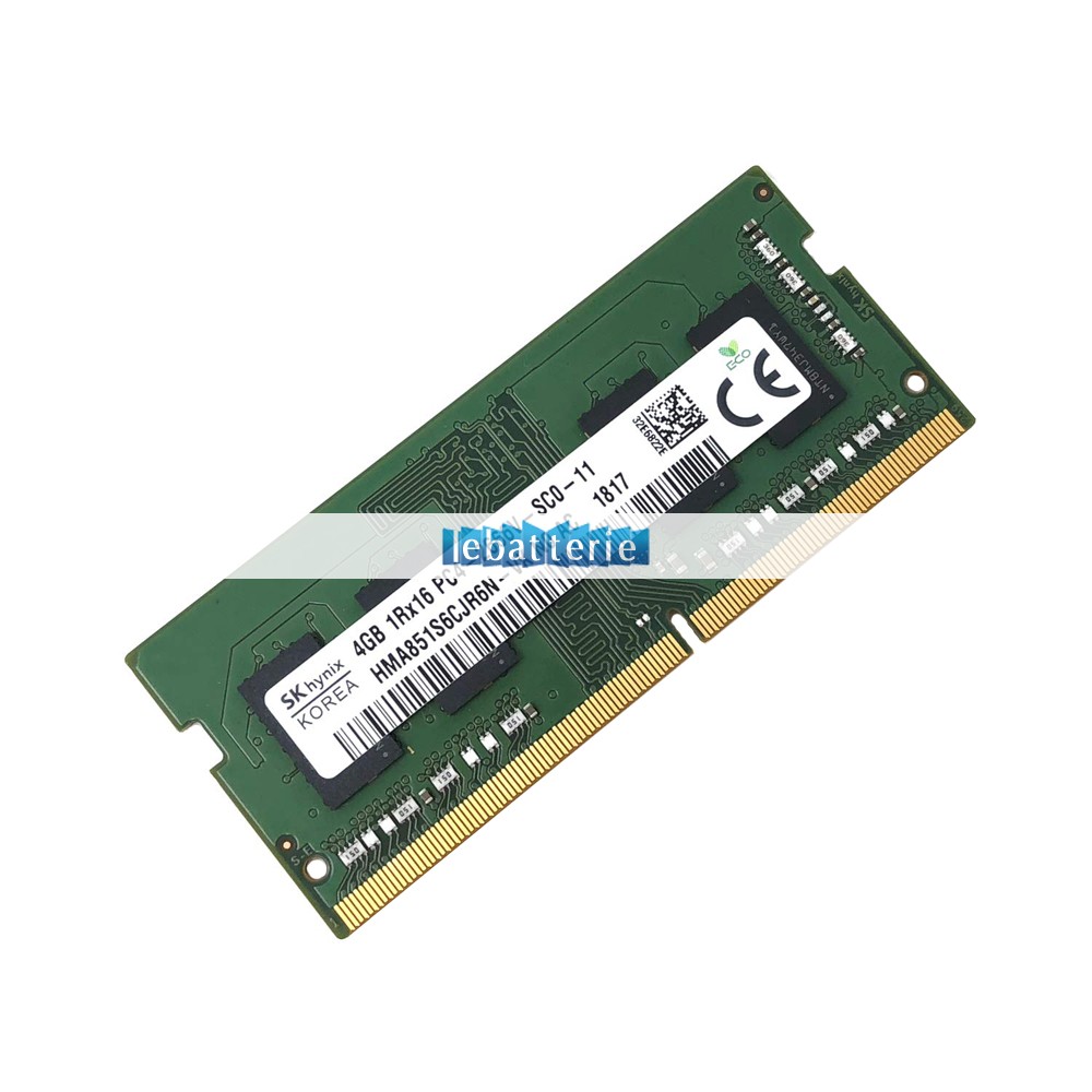 2666mhz sodimm non-ecc 260 broches mémoire sans tampon 1.2v ddr4 hynix hma851s6cjr6n-vk module de mémoire