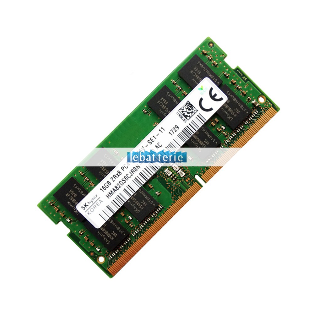 2666mhz sodimm non-ecc 260 broches mémoire sans tampon 1.2v ddr4 hynix hma82gs6cjr8n-vk module de mémoire