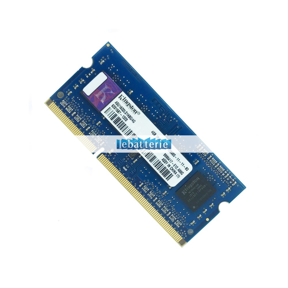 1600mhz sodimm non-ecc 204 broches mémoire sans tampon 1.5v ddr3 kingston asu16d3ls1kbg/4g module de mémoire