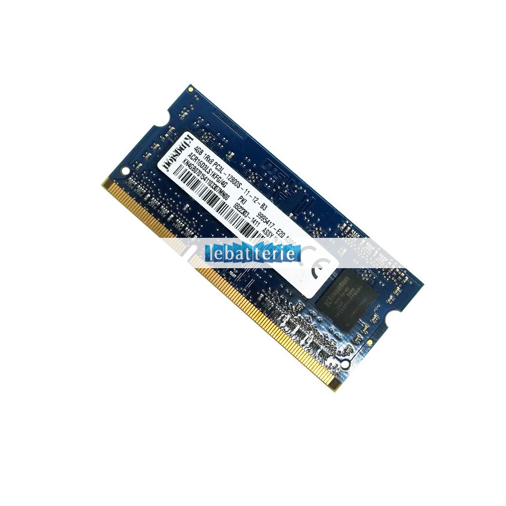 1600mhz sodimm non-ecc 204 broches mémoire sans tampon 1.35v ddr3l kingston acr16d3ls1kfg/4g module de mémoire