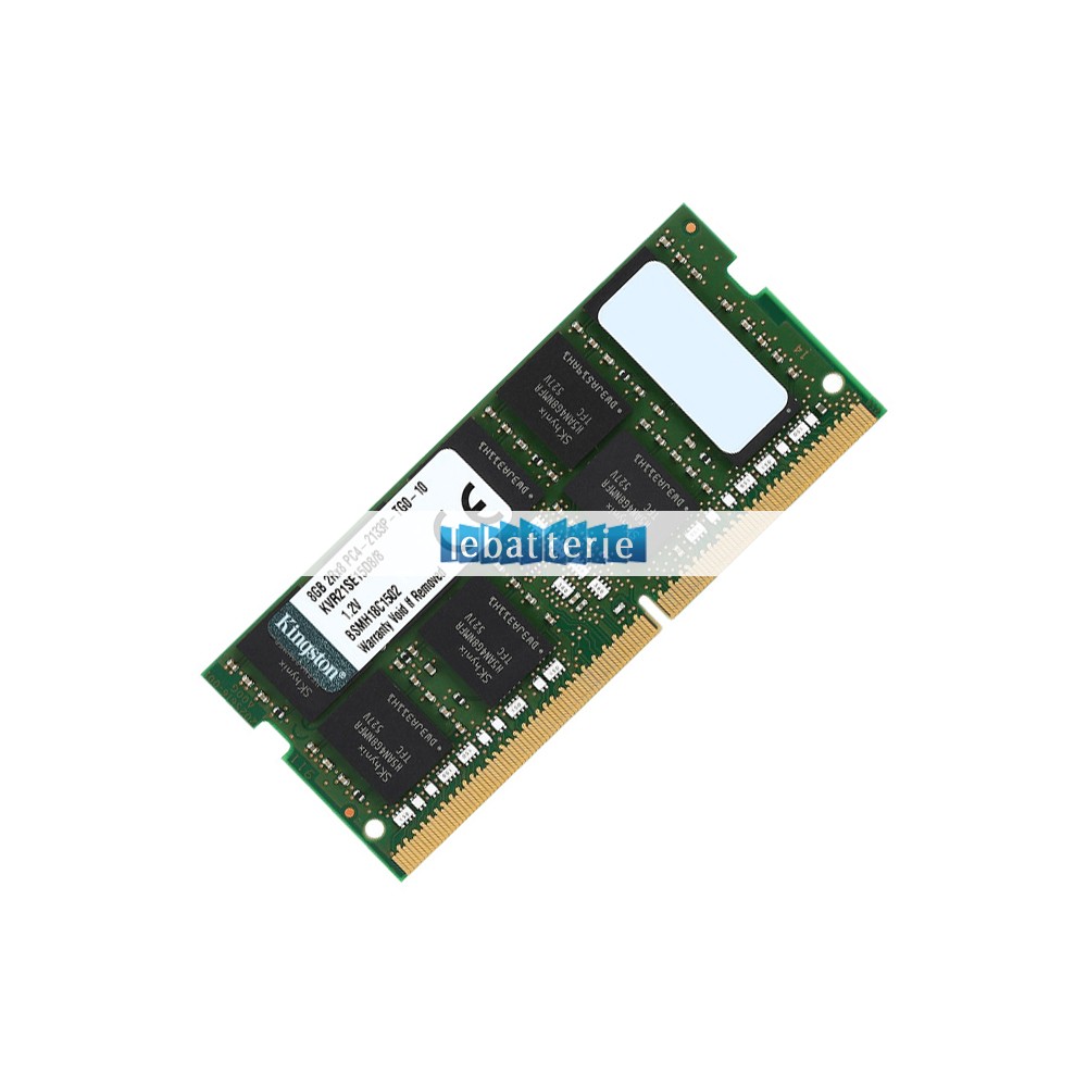 2133mhz sodimm non-ecc 260 broches mémoire sans tampon 1.2v ddr4 kingston kvr21se15d8/8 module de mémoire