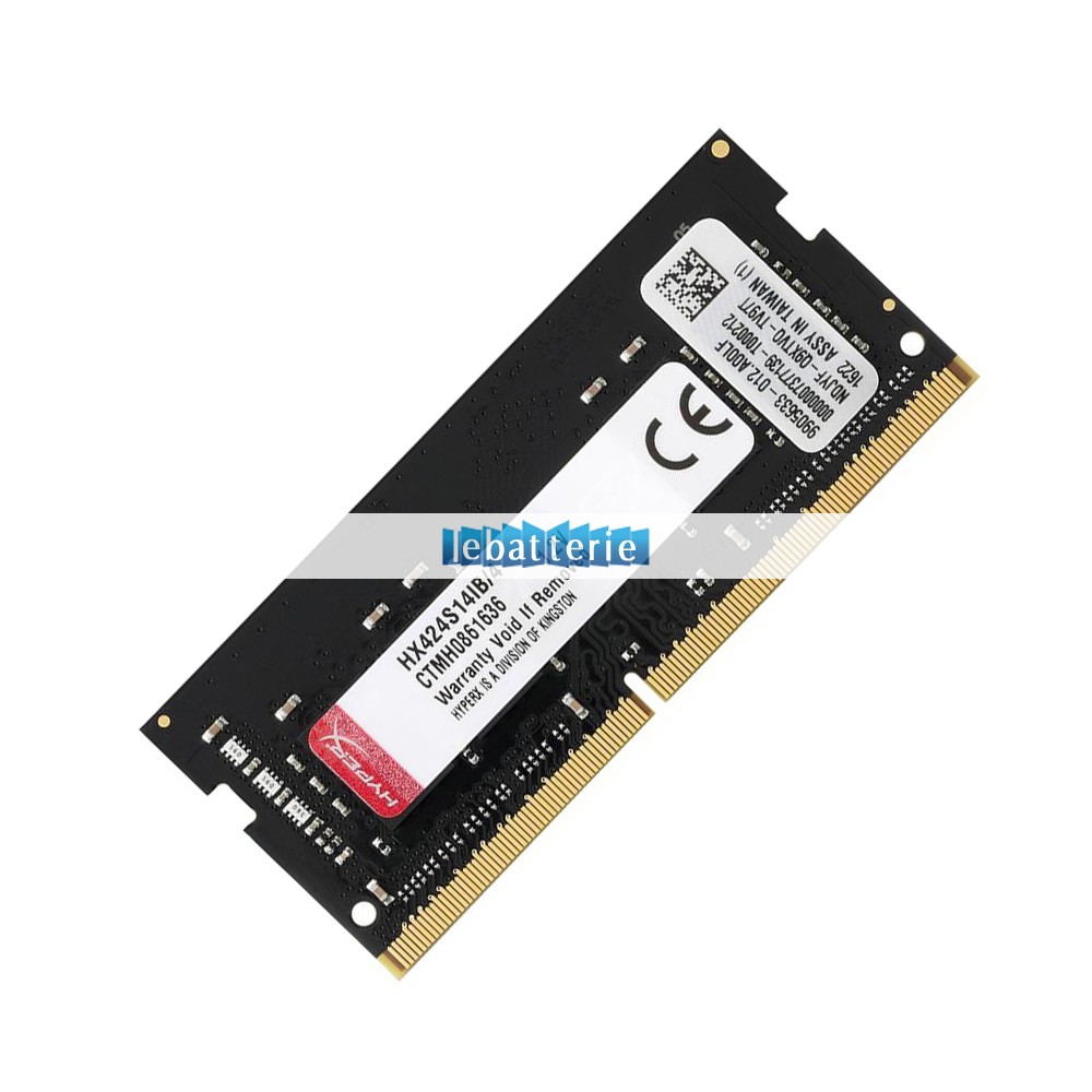 2400mhz sodimm non-ecc 260 broches mémoire sans tampon 1.2v ddr4 kingston hx424s14ib/4 module de mémoire