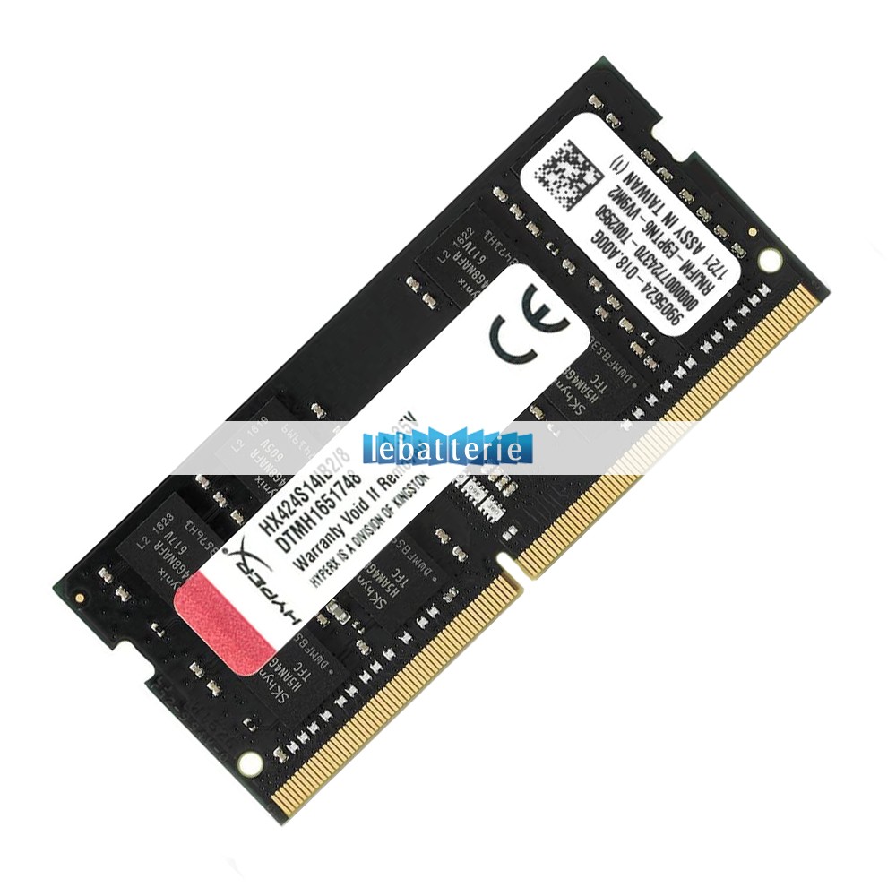 2400mhz sodimm non-ecc 260 broches mémoire sans tampon 1.2v ddr4 kingston hx424s14ib2/8 module de mémoire