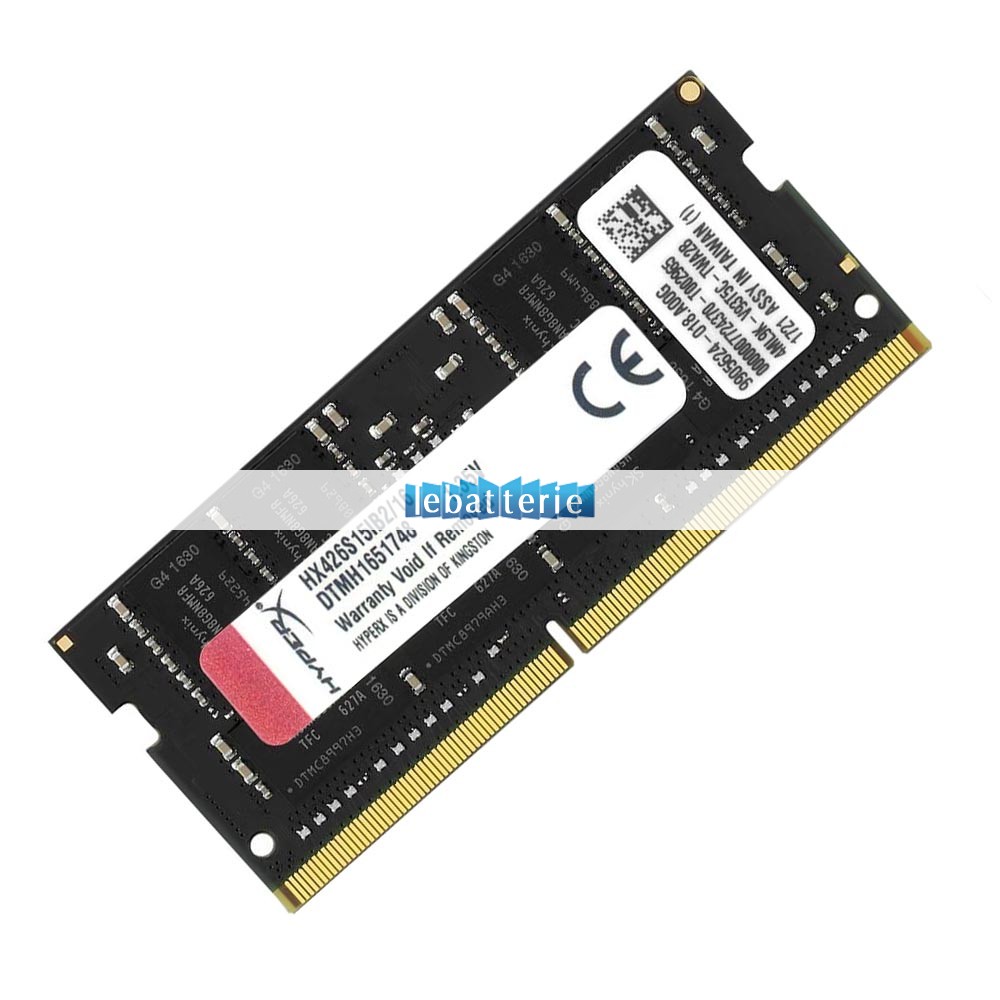 2666mhz sodimm non-ecc 260 broches mémoire sans tampon 1.2v ddr4 kingston hx426s15ib2/16 module de mémoire