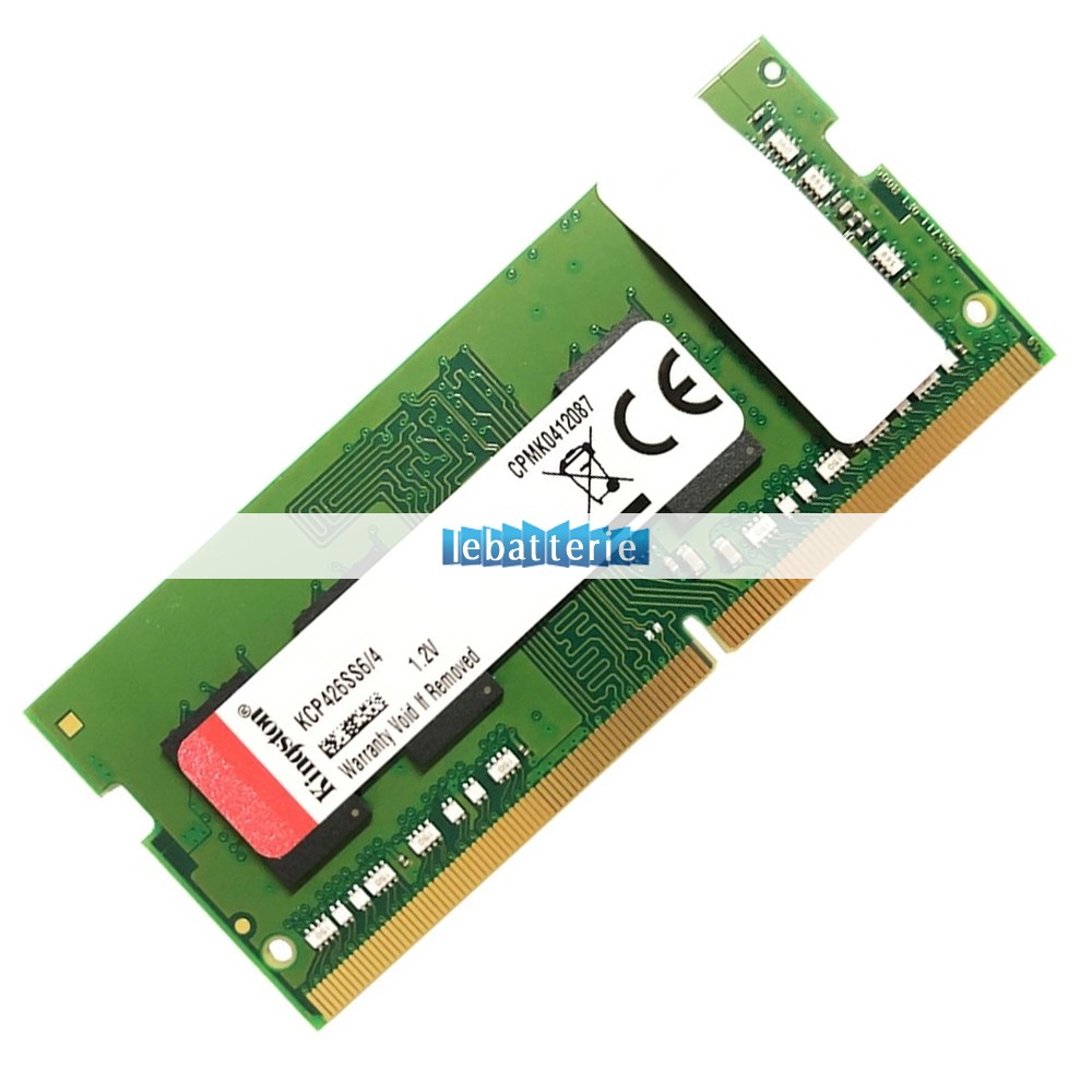 2666mhz sodimm non-ecc 260 broches mémoire sans tampon 1.2v ddr4 kingston kcp426ss6/4 module de mémoire