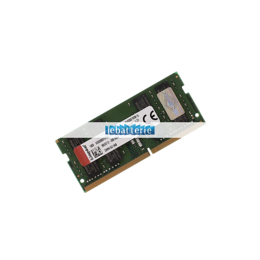 2666mhz sodimm non-ecc 260 broches mémoire sans tampon 1.2v ddr4 kingston kvr26s19d8/16 module de mémoire