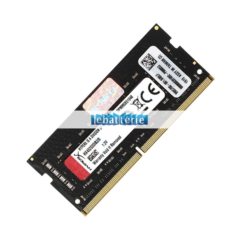 3200mhz sodimm non-ecc 260 broches mémoire sans tampon 1.2v ddr4 kingston hx432s20ib2/8 module de mémoire