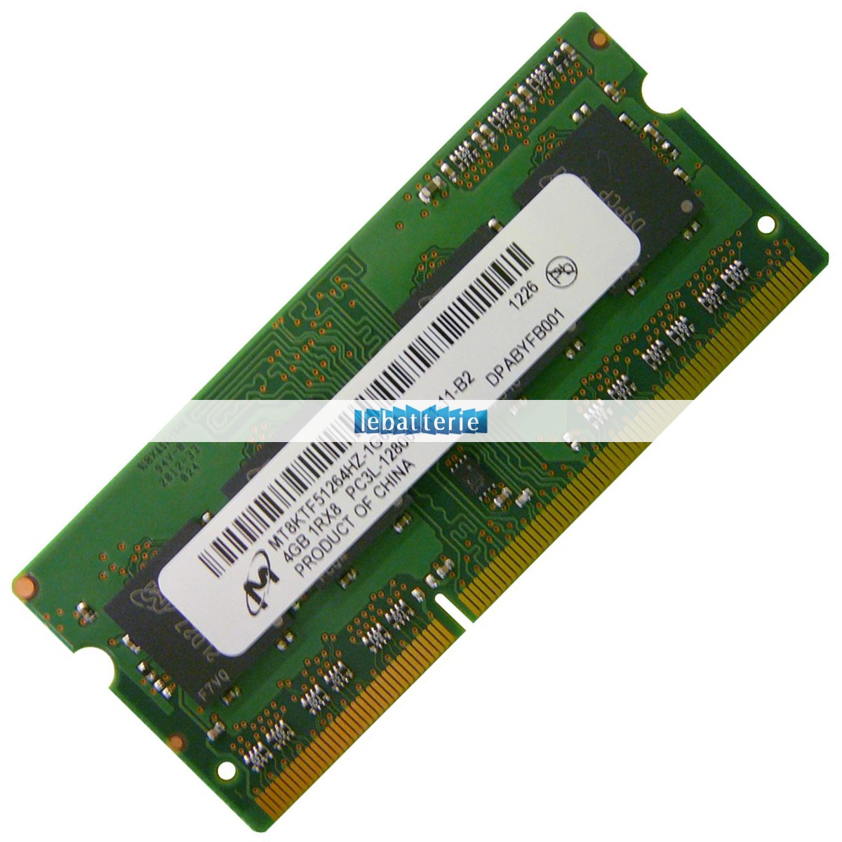 1600mhz sodimm non-ecc 204 broches mémoire sans tampon 1.35v ddr3l micron mt8ktf51264hz-1g6d1 module de mémoire