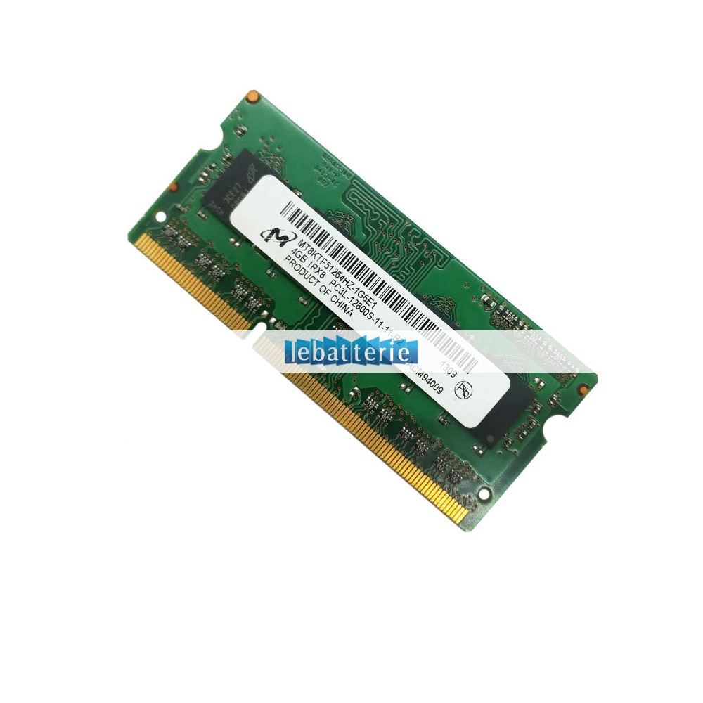 1600mhz sodimm non-ecc 204 broches mémoire sans tampon 1.35v ddr3l micron mt8ktf51264hz-1g6e1 module de mémoire