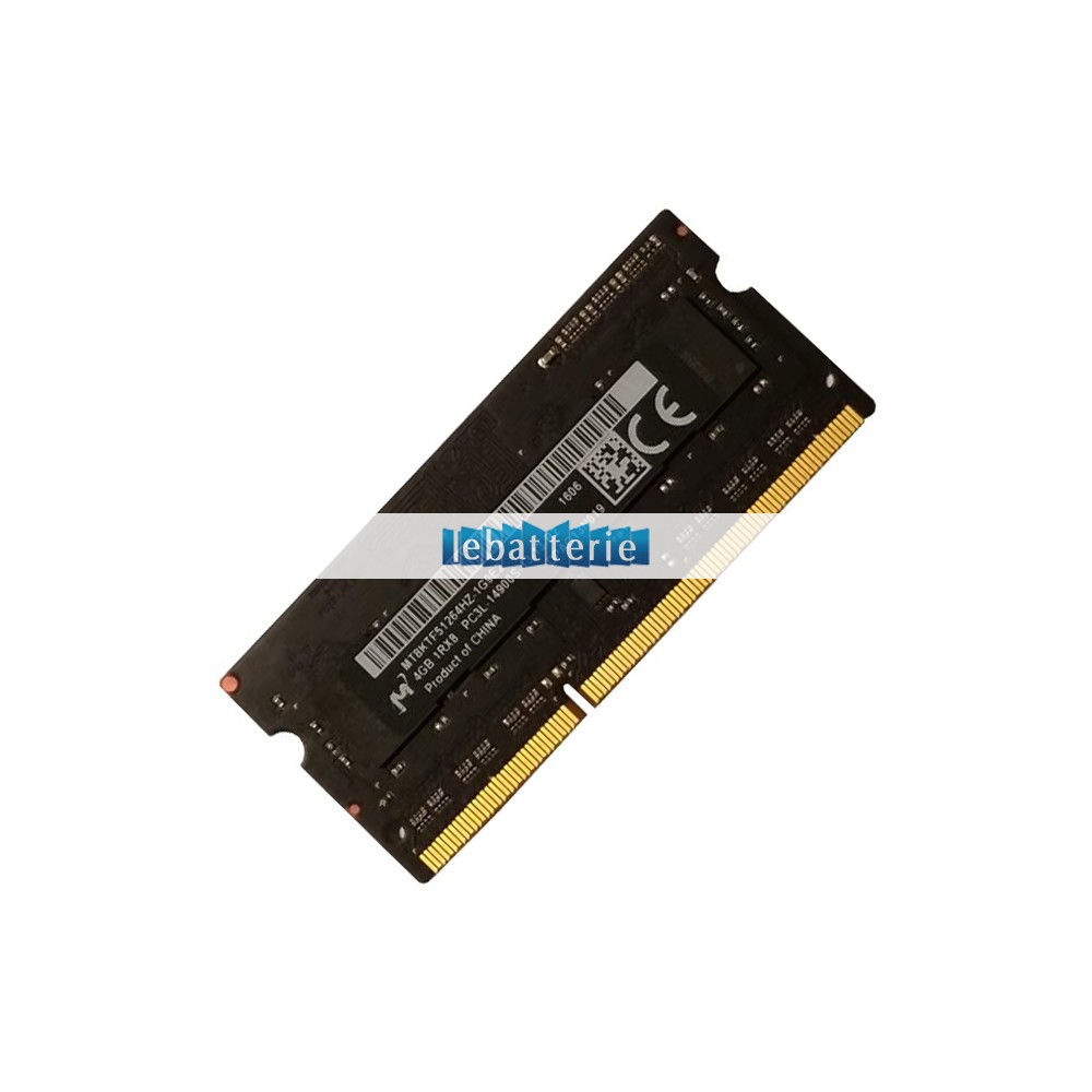 1866mhz sodimm non-ecc 204 broches mémoire sans tampon 1.35v ddr3l micron mt8ktf51264hz-1g9e2 module de mémoire