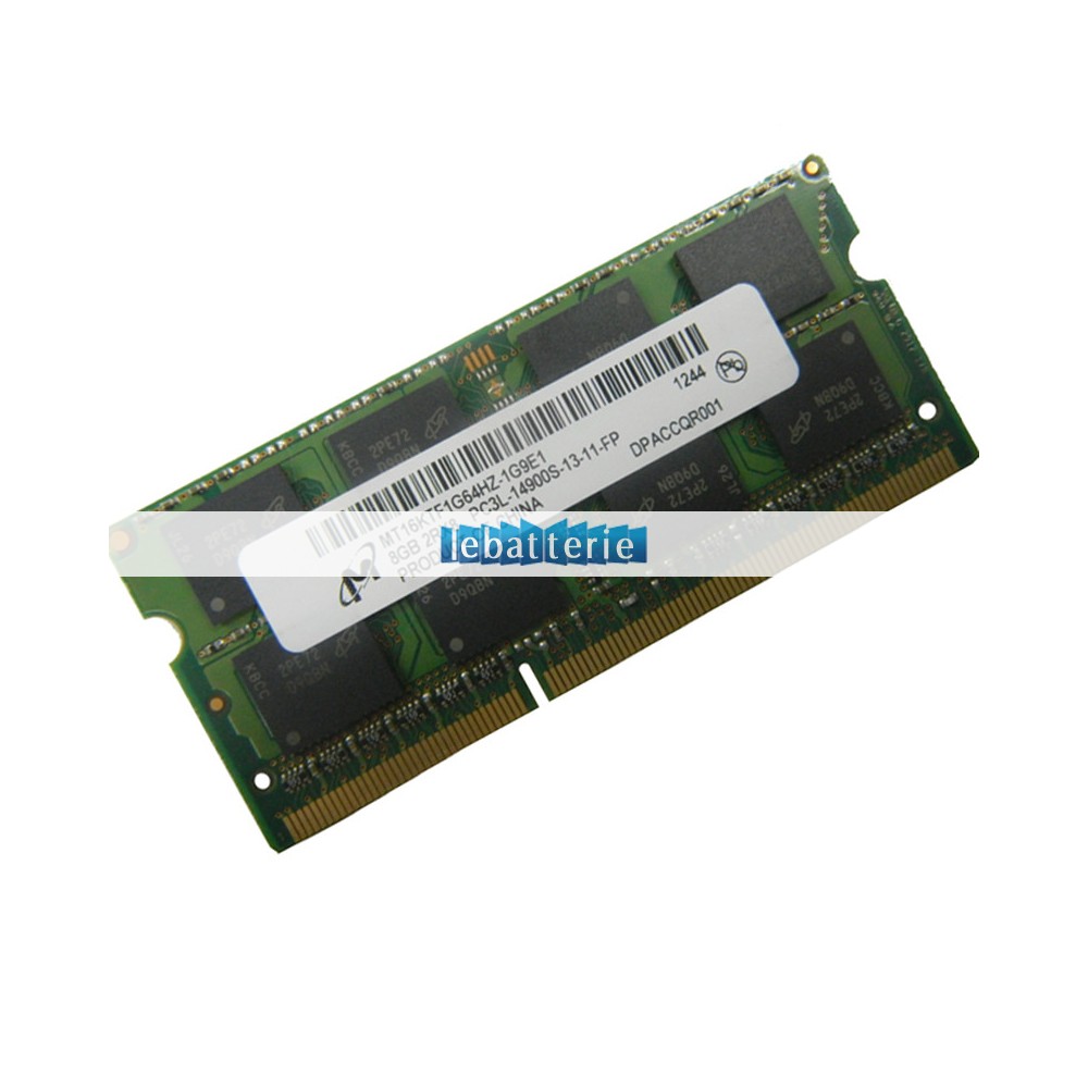 1866mhz sodimm non-ecc 204 broches mémoire sans tampon 1.35v ddr3l micron mt16ktf1g64hz-1g9e1 module de mémoire