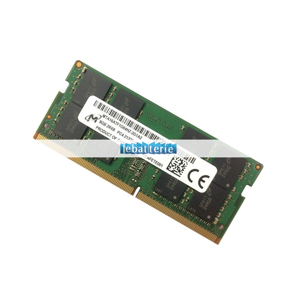 2133mhz sodimm non-ecc 260 broches mémoire sans tampon 1.2v ddr4 micron mta16atf1g64hz-2g1a2 module de mémoire