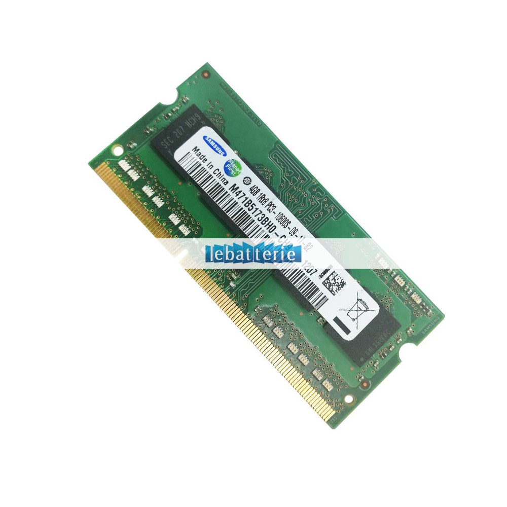 1333mhz sodimm non-ecc 204 broches mémoire sans tampon 1.5v ddr3 samsung m471b5173bh0-ch9 module de mémoire