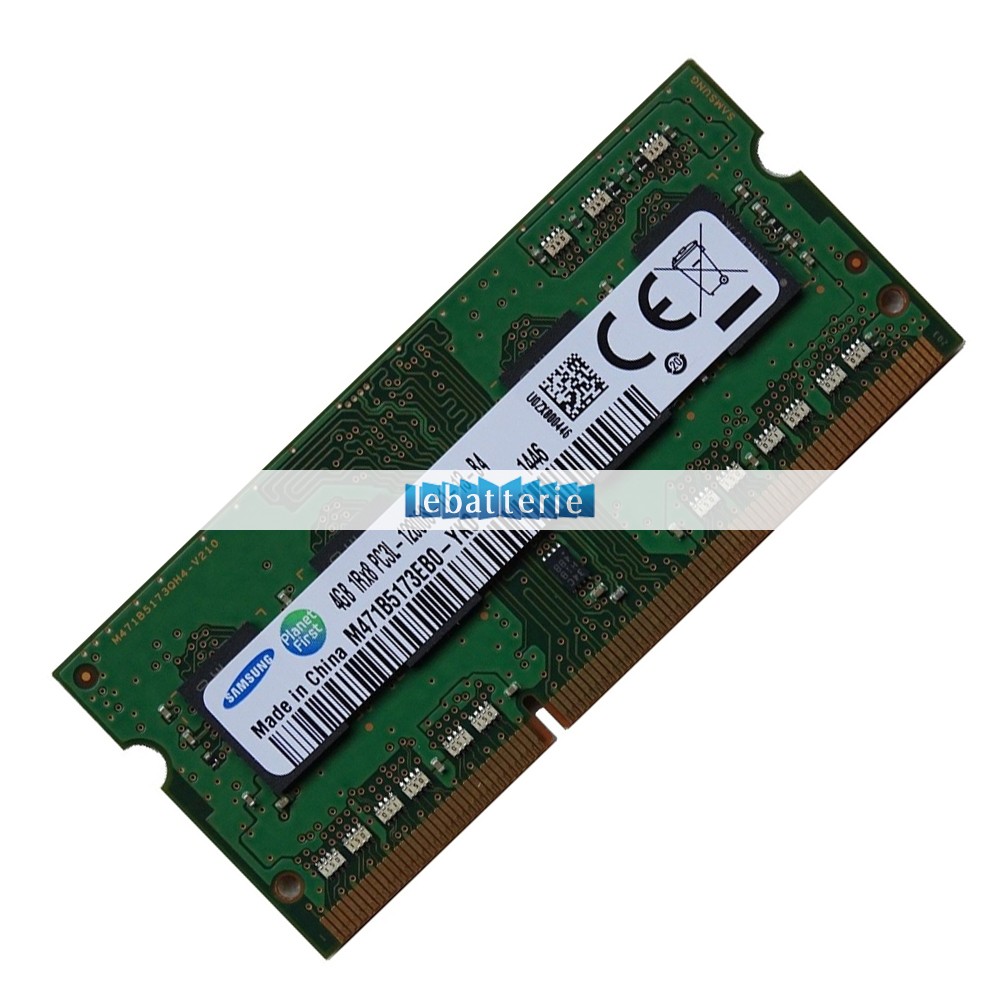 1600mhz sodimm non-ecc 204 broches mémoire sans tampon 1.35v ddr3l samsung m471b5173eb0-yk0 module de mémoire