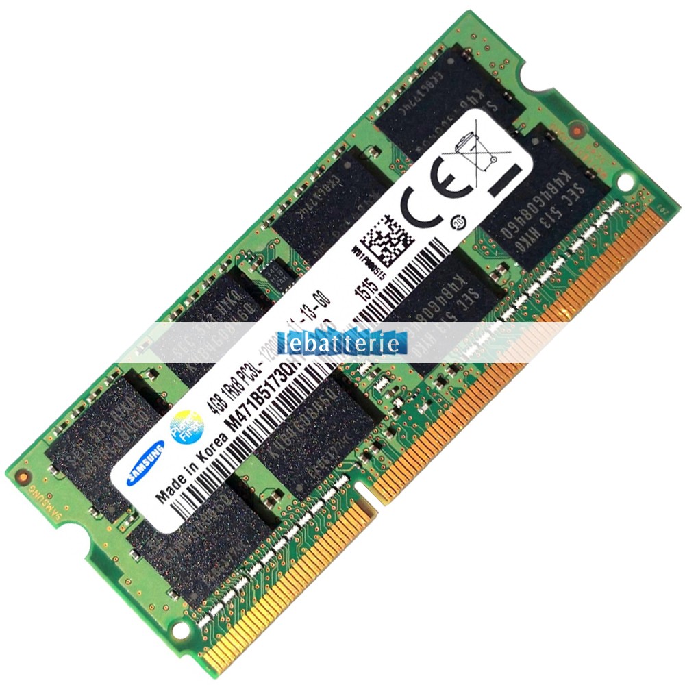 1600mhz sodimm non-ecc 204 broches mémoire sans tampon 1.35v ddr3l samsung m471b5173qhy-yk0 module de mémoire