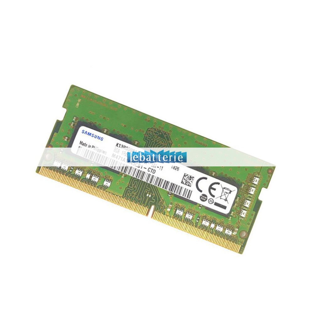 2666mhz sodimm non-ecc 260 broches mémoire sans tampon 1.2v ddr4 samsung m471a1k43cb1-ctd module de mémoire