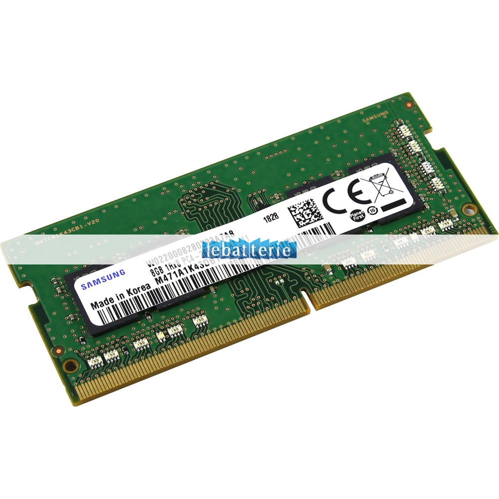 2666mhz sodimm non-ecc 260 broches mémoire sans tampon 1.2v ddr4 samsung m471a1k43db1-ctd module de mémoire