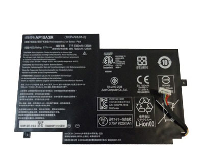 batterie originale acer ap15a3r,batterie de portable ap15a3r